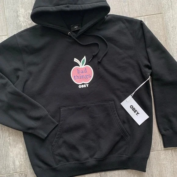 Obey bad things hoodie new arrivals